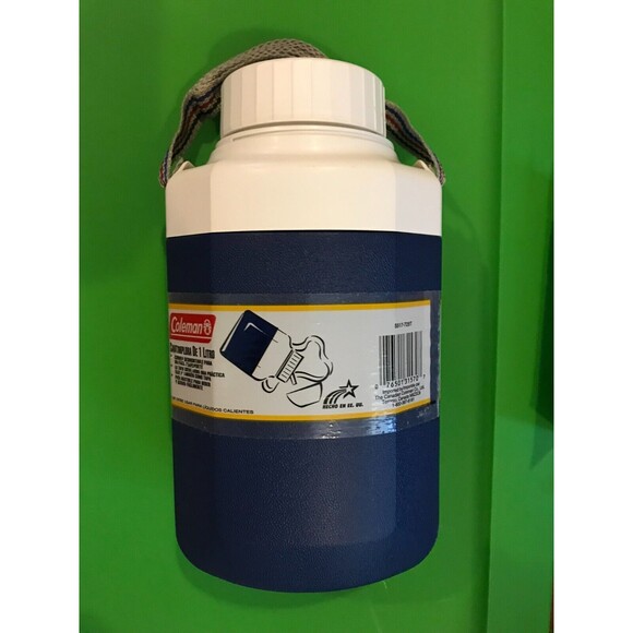 Coleman Canteen 1 Liter Blue with strap SouthTrust Bank Logo - Picture 3 of 3